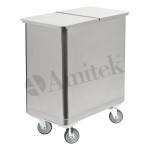Τροχήλατος Κάδος Απορριμάτων TRA150S VT 395x700x785mm